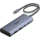 USB-хаб UGREEN CM498 Grey (45379)