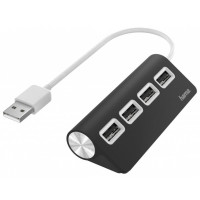 HAMA USB 2.0 Black/White 4-port (00200119)