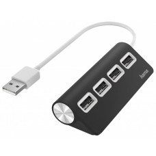 HAMA USB 2.0 Black/White 4-port (00200119)