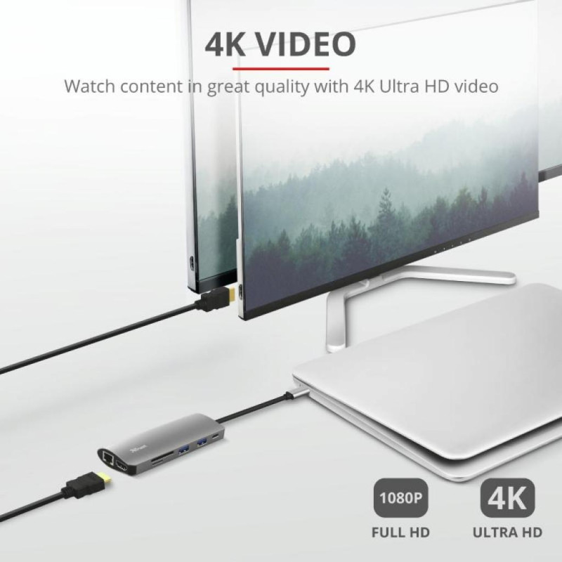 Trust Dalyx 7-in-1 USB-C Multiport Adapter (23775)