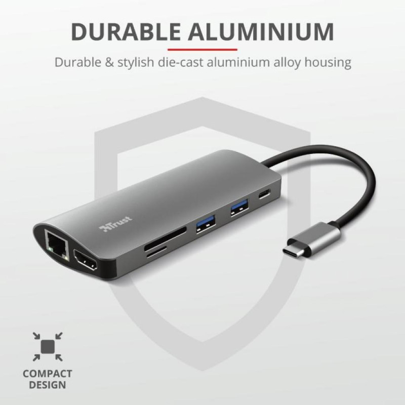 Trust Dalyx 7-in-1 USB-C Multiport Adapter (23775)