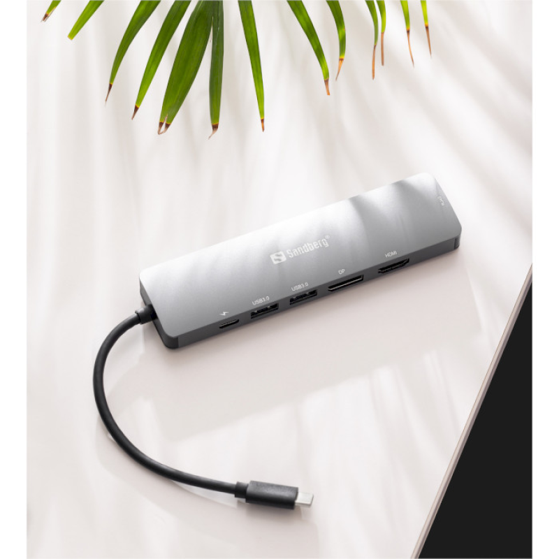 Sandberg USB-C 6-in-1 8K Display Dock (136-43)