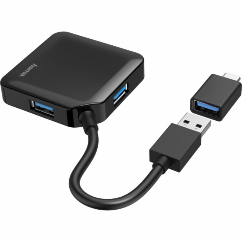HAMA USB 3.2 w/USB Type-C Adapter 4-port (200116)