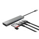 Trust Halyx Fast USB-C Hub & Card reader Aluminium (24191)