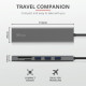 Trust Halyx Fast USB-C Hub & Card reader Aluminium (24191)