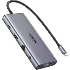 USB-хаб UGREEN CM639 Grey (45520)