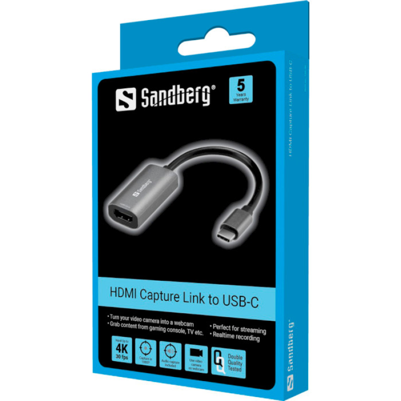 Sandberg USB 3.1 TypeC (M) - HDMI (F) 4K (136-36)