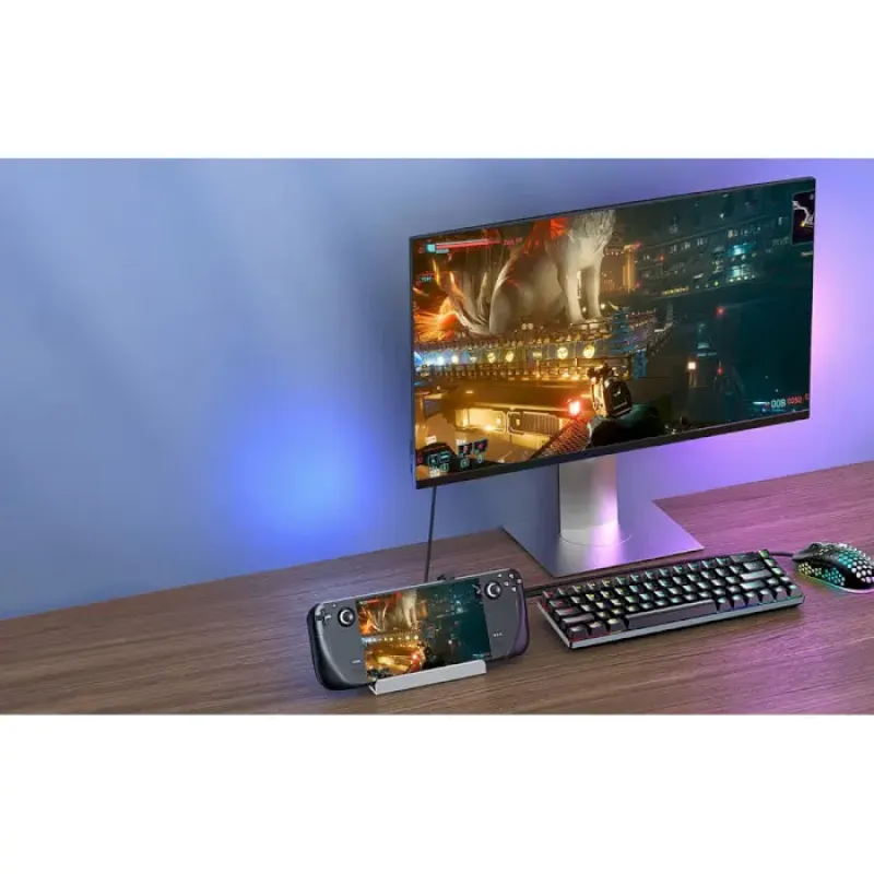 USB-хаб Choetech M77 Steam Deck Docking Station (HUB-M77-GY)