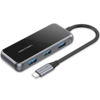 Vention 6-in-1 USB-C to HDMI/USB3.0x3/RJ-45/PD (TFFHB)