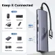 USB-хаб UGREEN CM511 6-in-1 Multifunction Adapter with 4K HDMI (35999)