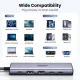 USB-хаб UGREEN CM511 6-in-1 Multifunction Adapter with 4K HDMI (35999)