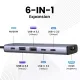USB-хаб UGREEN CM511 6-in-1 Multifunction Adapter with 4K HDMI (35999)