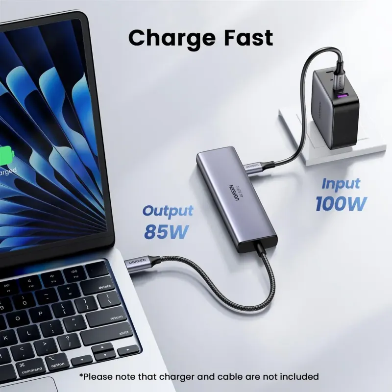 USB-хаб UGREEN CM511 6-in-1 Multifunction Adapter with 4K HDMI (35999)