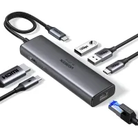 USB-хаб UGREEN CM512 6-in-1 Multifunction Adapter with 4K HDMI (45000)