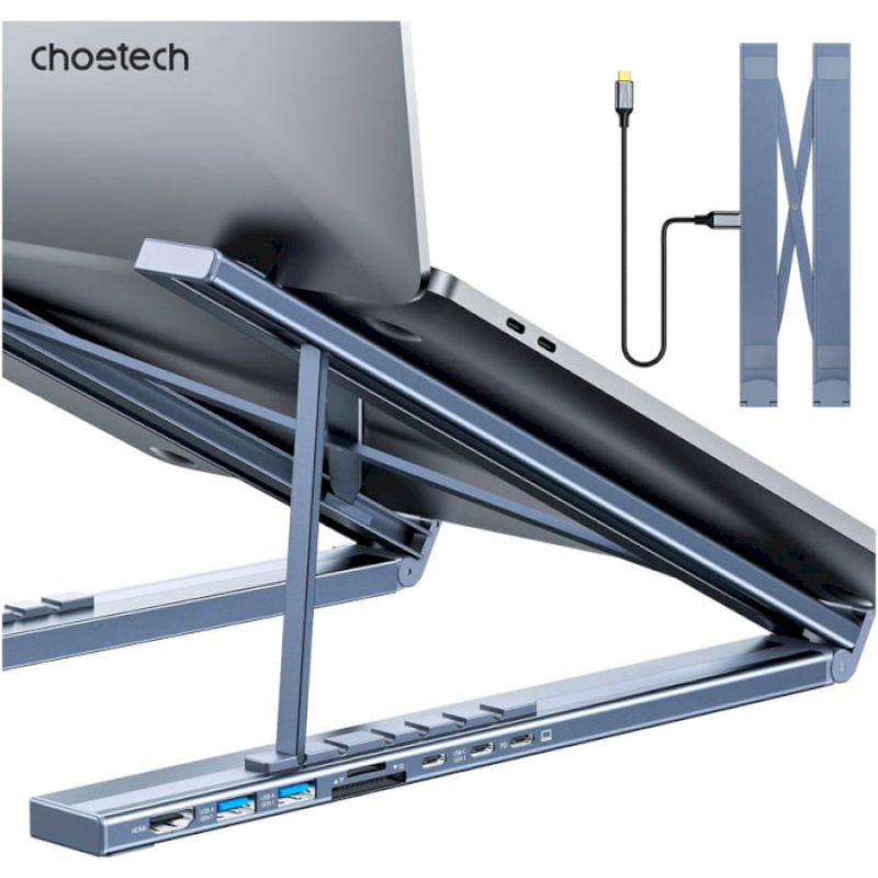 USB-хаб Choetech HUB-M48-GY