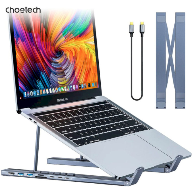 USB-хаб Choetech HUB-M48-GY