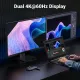 USB-хаб UGREEN CM639 Type-C 10 in 1 HDMI 8K HDR 100W (45380)