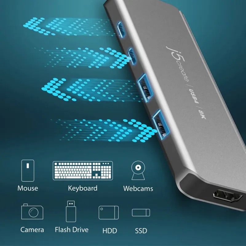USB-хаб j5create JCH453-N