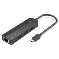 USB-хаб Vention Hub USB 3.1 Type-C 3-Port 0.15m Black (TGOBB)