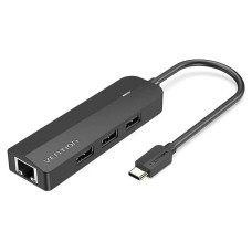 USB-хаб Vention Hub USB 3.1 Type-C 3-Port 0.15m Black (TGOBB)