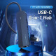 USB-хаб Vention Hub USB 3.1 Type-C 3-Port 0.15m Black (TGOBB)