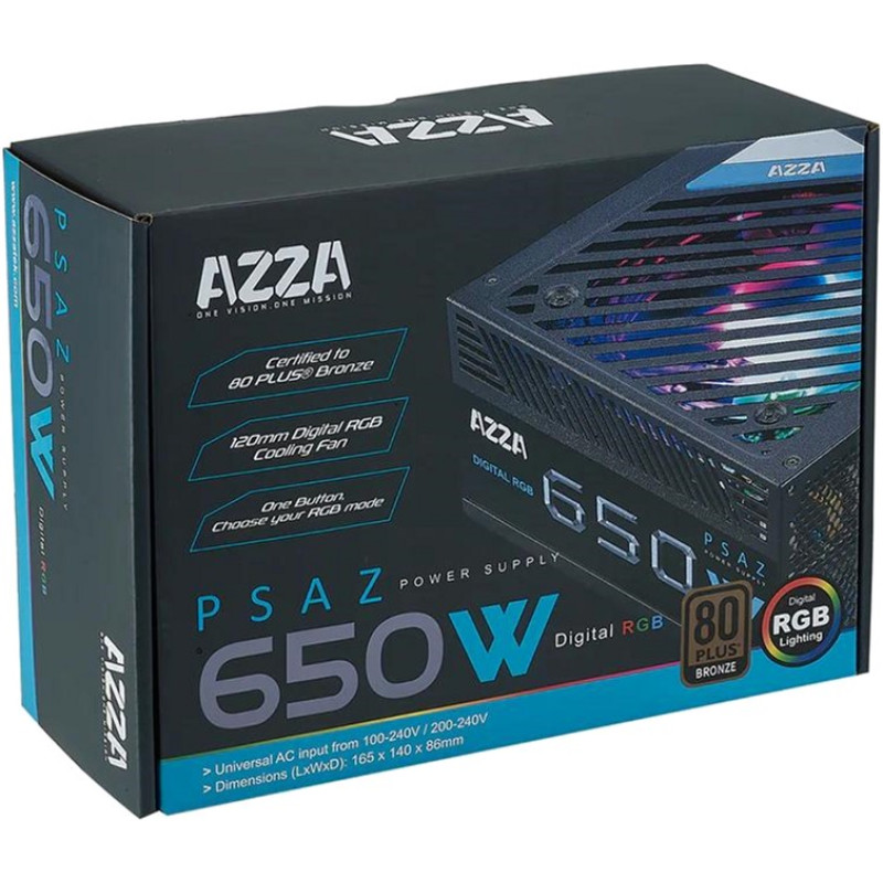 Блок питания AZZA PSAZ-650B(ATX3.1)