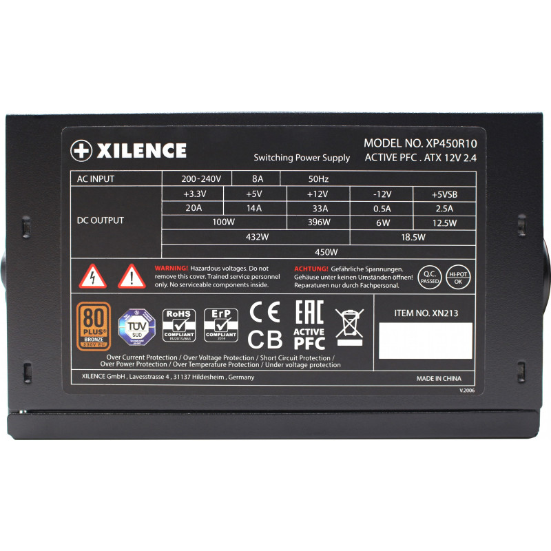 XILENCE XN213 Gaming series 450W (XP450R10)