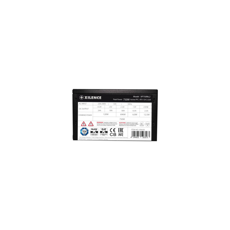 Блок живлення XILENCE Performance C+ 750W (XP750R6.2)