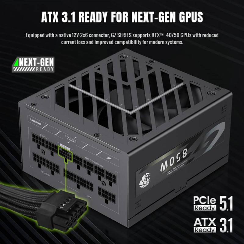 Блок питания Gamemax GZ 850G BK
