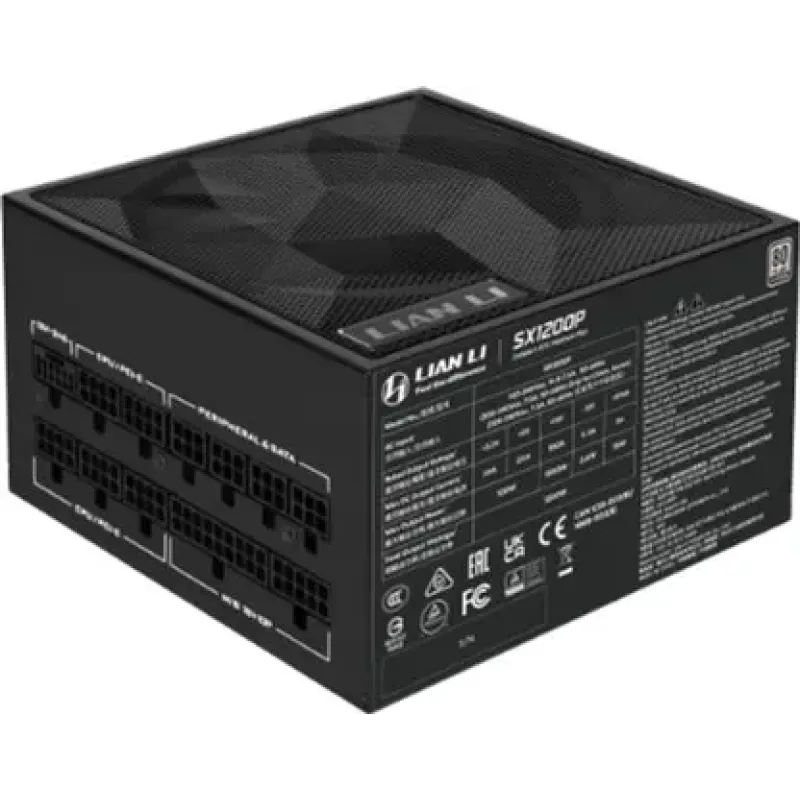 Блок питания Lian Li SX1200P Black, EU Cord (G9P.SX1200P.B000.EU)