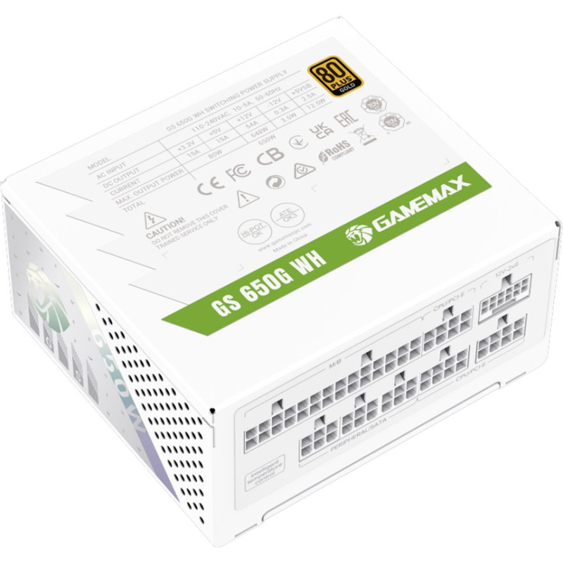 Блок питания Gamemax GS 650G WH V25