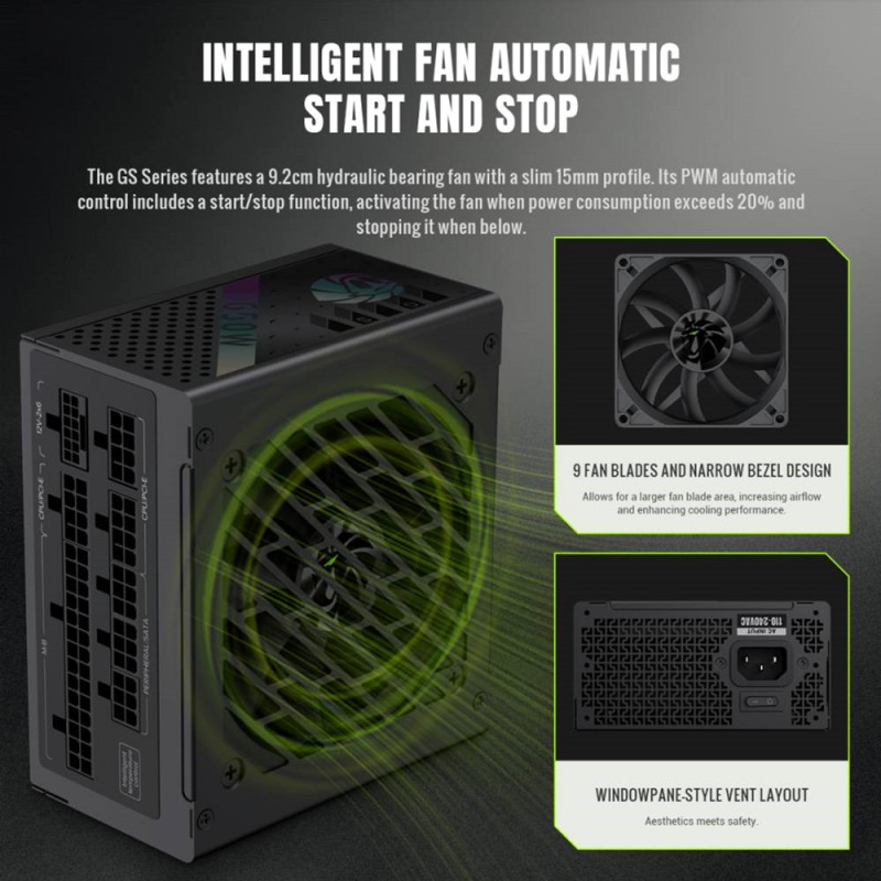 Блок питания Gamemax GS 650G V25