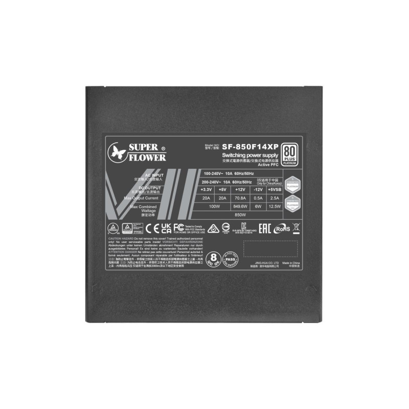 Блок живлення Super Flower LEADEX VII Platinum PRO 850W ATX 3.1 Black (SF-850F14XP)