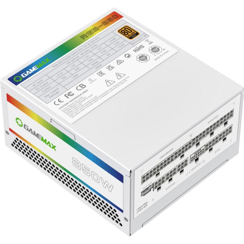 Блок питания GAMEMAX GX-850 PRO WT(ATX3.1PCIe5.1)