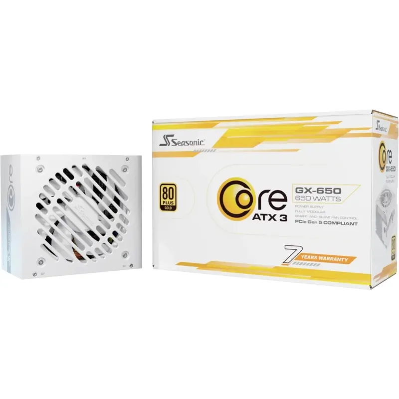 Блок питания SEASONIC CORE GX-650-ATX31-WHITE