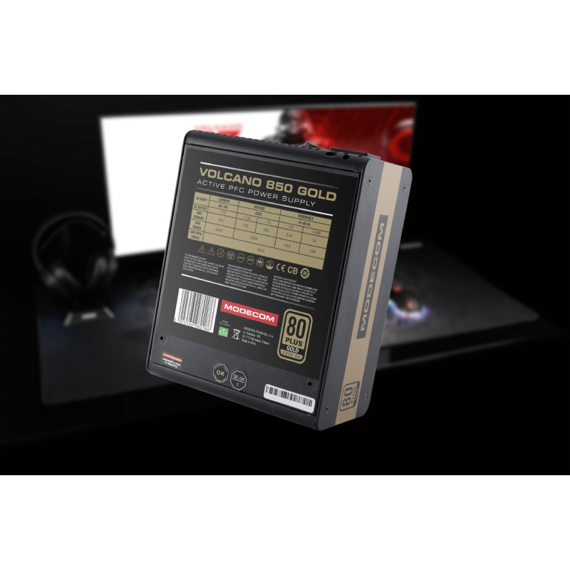 Блок живлення Modecom VOLCANO GOLD 850W (ZAS-MC92-SM-850-ATX-VOLCA)