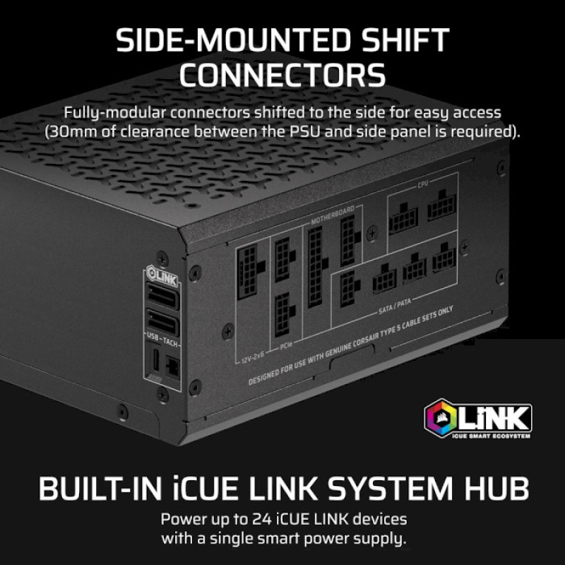 Блок живлення Corsair HX1000i SHIFT (CP-9020265)
