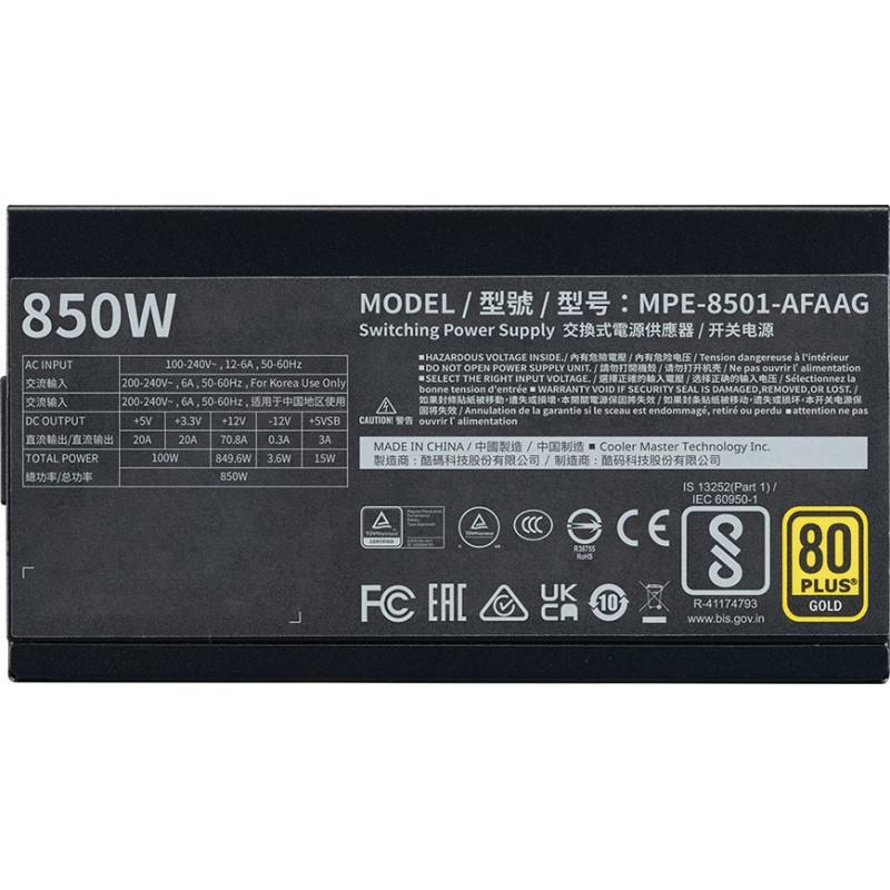 Cooler Master ATX 850W (MPE-8501-AFAAG-3EEU)