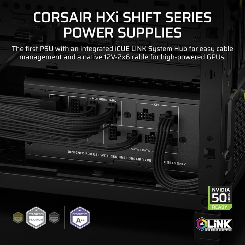Блок живлення Corsair HX1200i SHIFT (CP-9020267)