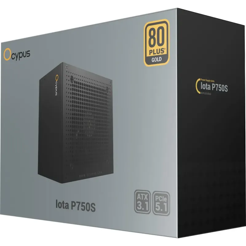 Блок питания Ocypus 750W Iota P750S (IOTA-P750S-GFFBK025X-EU)