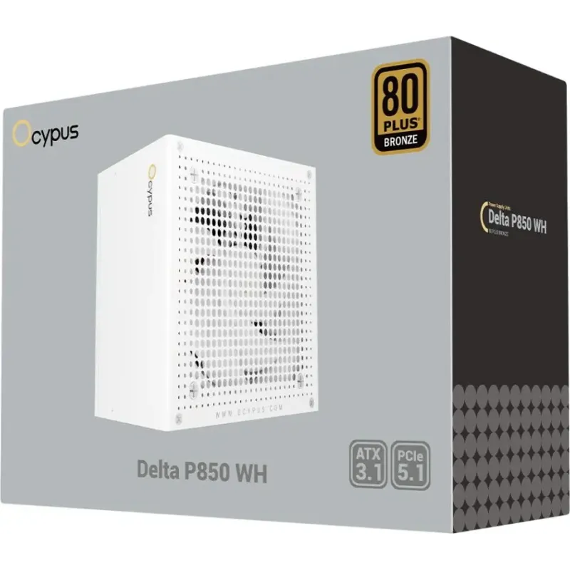 Блок питания Ocypus DELTA P850 850W (DELTA-P850-B1FDWH025X-EU)