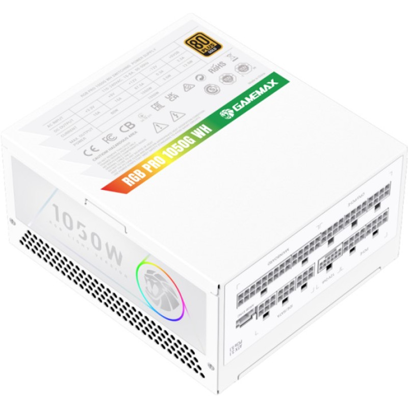 Блок живлення GAMEMAX RGB PRO 1050G WH