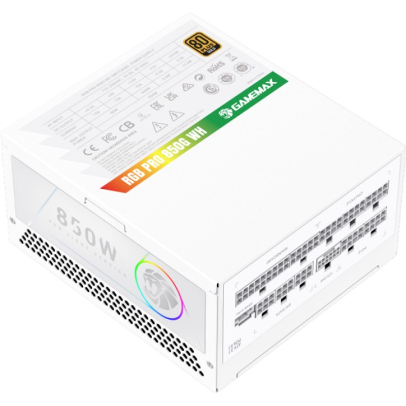 Блок питания GAMEMAX RGB PRO 850G WH