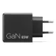 Блок питания Lenovo Dual USB-C 65W GaN Charger (40AW065BEU)
