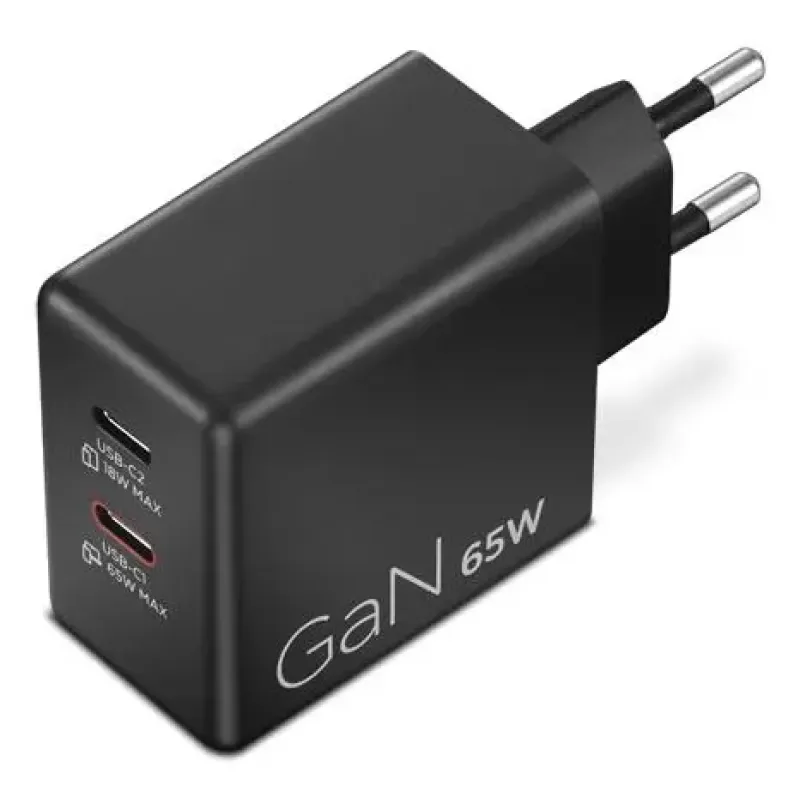 Блок питания Lenovo Dual USB-C 65W GaN Charger (40AW065BEU)