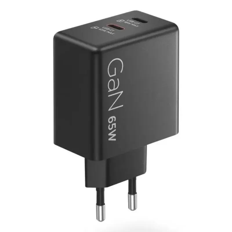Блок питания Lenovo Dual USB-C 65W GaN Charger (40AW065BEU)