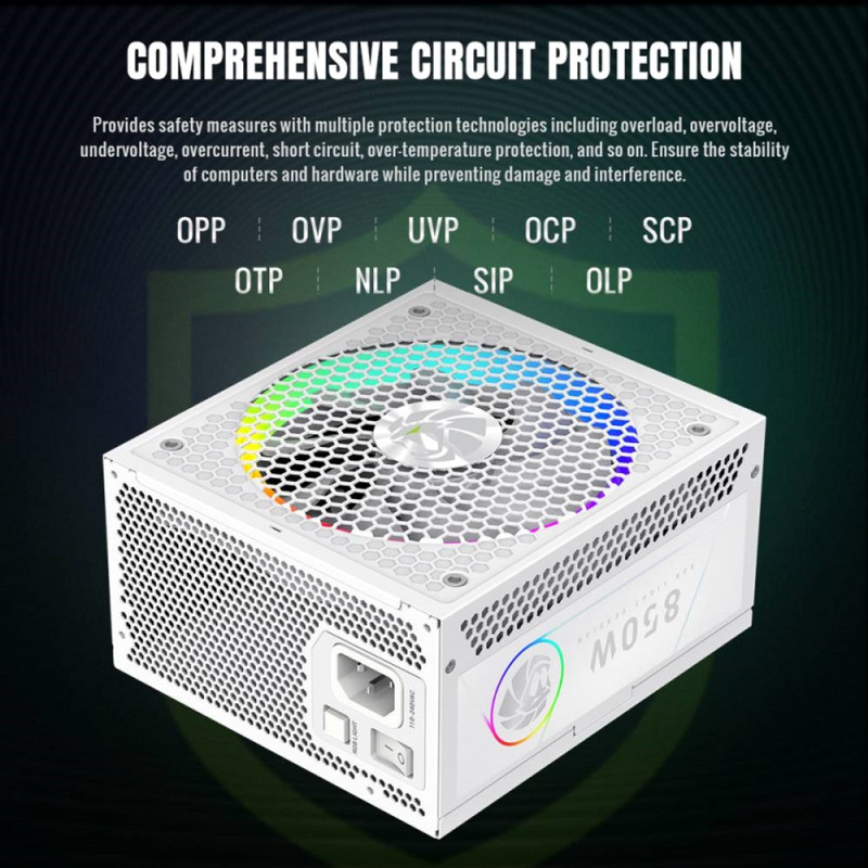 Блок питания GAMEMAX RGB 850G WH