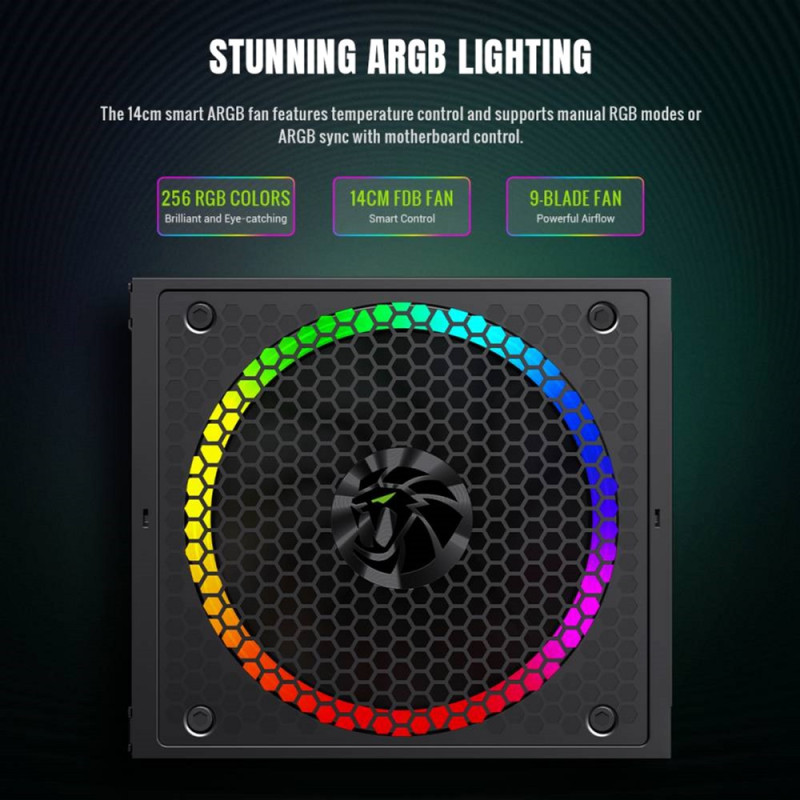 Блок питания GAMEMAX RGB 850G