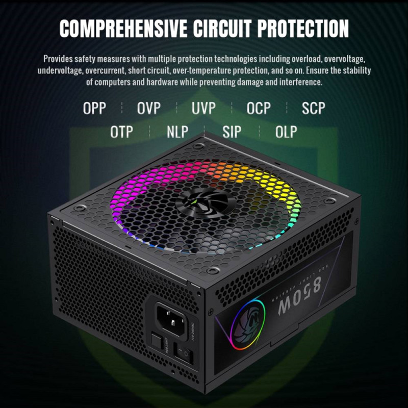 Блок питания GAMEMAX RGB 850G