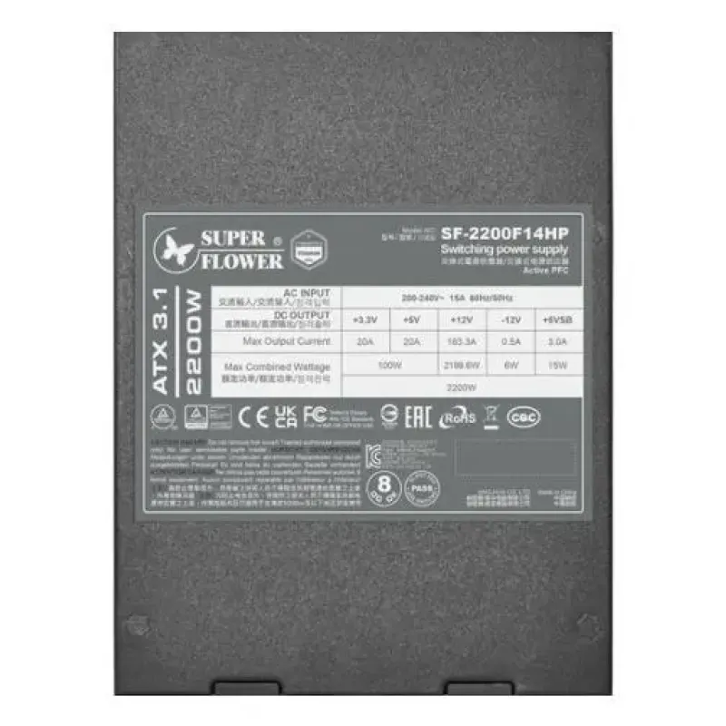 Блок питания Super Flower Leadex 2200W (SF-2200F14HP) Black